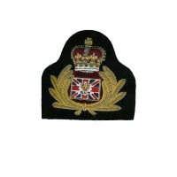 HAND EMBROIDERY BLAZER BULLION CAP BADGE.